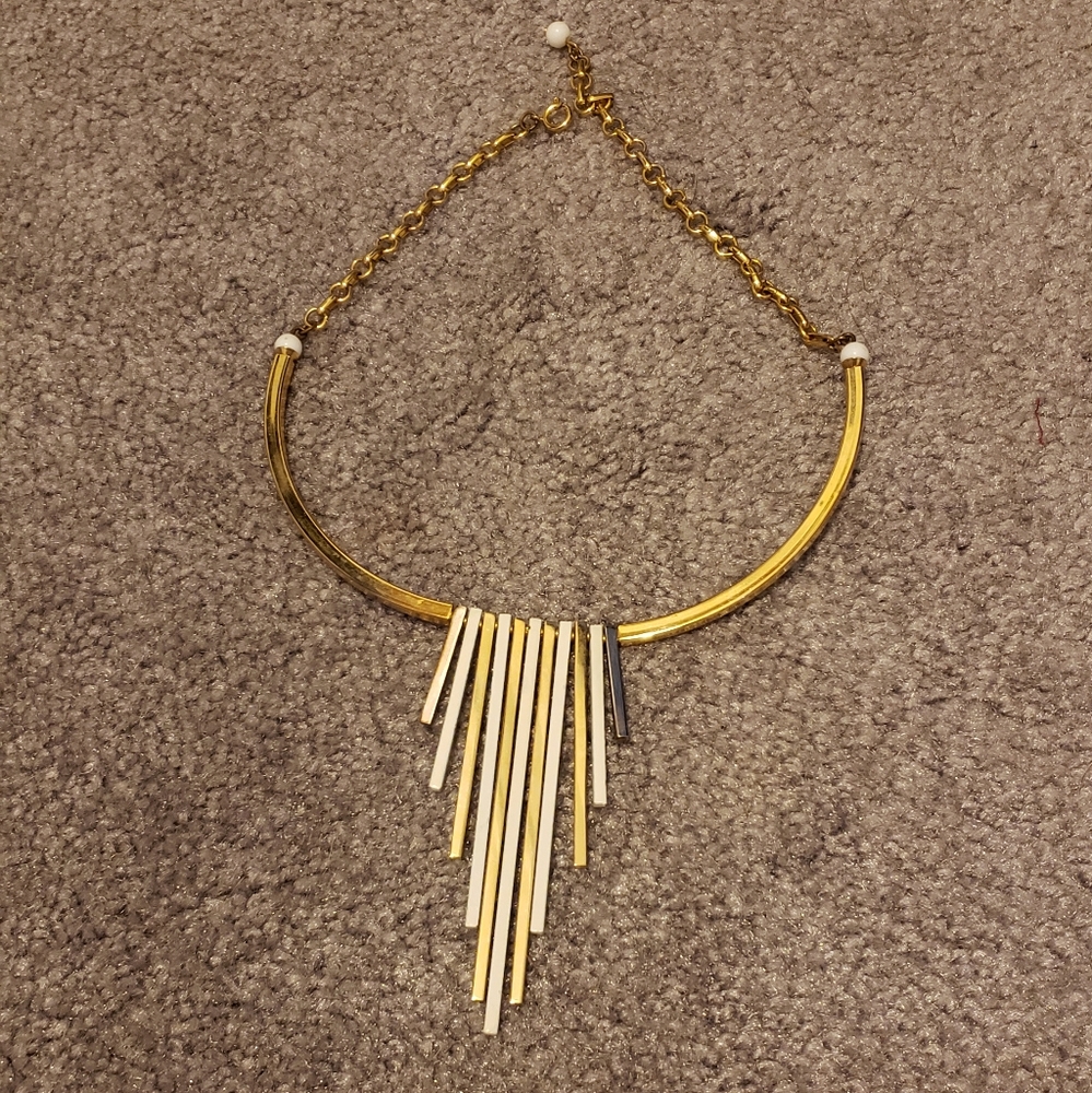 90s Gold & White Choker